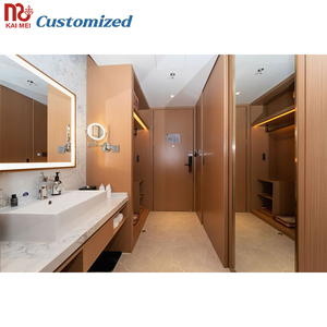 Ensemble de chambre à coucher en bois personnalisé pour hôtels en Arabie Saoudite pour Hilton Hampton & Similar Resorts - Product Image 5