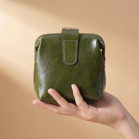 Porte-pinceaux de maquillage en cuir PU personnalisé, trousse à cosmétiques à large ouverture, pochette de toilette portable
