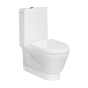 Inodoro de una pieza Ouni C012 700x410mm, inodoro moderno de cerámica con descarga dual - Product Image 4