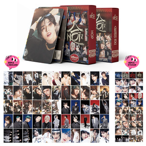 Vente en gros de 95 pièces/ensemble de cartes Lomo Kpop SKZ HOP, cartes photo HD d'idoles BINI avec autocollants pour collection de fans, cadeau - Product Image 2
