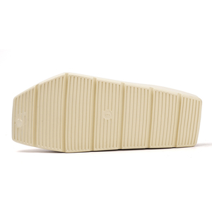 White EVA Mules Open Toe Cushioned <b>Slides</b> All Seasons Slip-On Footwear - Product Image 6
