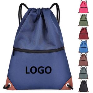Sac à dos pliable en polyester de style nouveau avec cordon de serrage, poche intérieure, imperméable, écologique, pour la plage, la randonnée, la gym, l'usage quotidien - Product Image 1