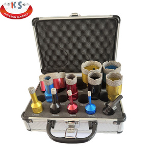 Bộ mũi khoan lỗ kim cương, mũi khoan lõi kim cương dùng cho máy cắt lỗ trên gạch, bê tông, đá, kính - Product Image 1