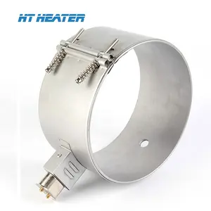 230V เครื่องอัดรีดสแตนเลสไฟฟ้าอุณหภูมิสูง Barrel Mica Band Heater สำหรับเครื่องฉีดพลาสติก