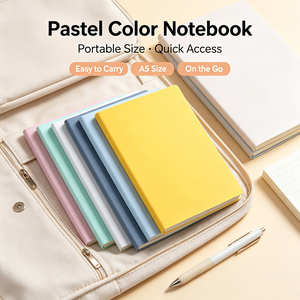 Pastel Color Notebook A5 Size Soft Cover Lined Pages School Office Use - Product Image 6