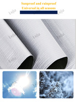 Rlvju — feuilles de tissu en plastique HDPE de haute qualité, bâche en Poly imperméable pour camions, bâche PE