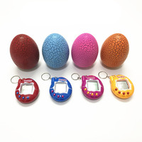 Jouet électronique portable Tamagotchi œuf de dinosaure multicolore en plastique pour enfants, cadeau de Noël