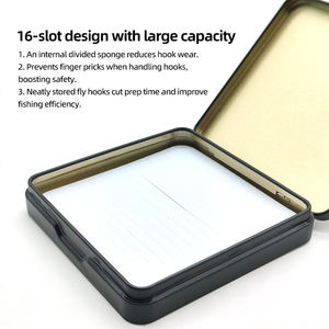 Boîte d'accessoires et d'outils essentiels <span class=keywords><strong>pour</strong></span> la pêche à la mouche, avec des mouches sèches métalliques colorées incluses - Product Image 4