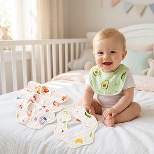 Babero Minimalista de Color Sólido para Bebés, Producto de Cuidado Infantil, Pañuelo para Bebé, Regalo para Baby Shower, Accesorio Infantil Lavable, Venta al por Mayor - Product Image 2