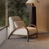 Fauteuil individuel minimaliste nordique de haute qualité, vente directe usine, style mi-siècle, écologique, pour salon, bureau et salle à manger