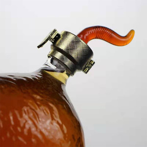 Sáng Tạo Mèo Hình Dạng Decanter Dày Hơn Cao Thủy Tinh Borosilicate Rượu Vang Lưu Trữ Chai Động Vật Lấy Cảm hứng Thiết Kế - Product Image 4