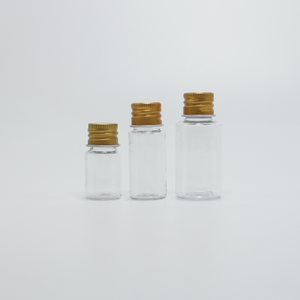 5ml 10ml <span class=keywords><strong>20ml</strong></span> 30ml 60ml du lịch rỗng <span class=keywords><strong>Pet</strong></span> rõ ràng nhựa tinh dầu chai với Vàng nắp nhôm - Product Image 6