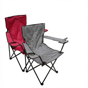 Chaise de pêche pliable portable en métal et tissu Oxford avec logo personnalisé 2026, chaise pliante d'extérieur pour le camping, vente en gros - Product Image 4