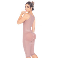 Gaine de modelage post-chirurgicale et de maintien corporel complet, avec manches et soutien-gorge intégré, pour récupération post-partum