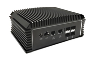 Mini PC AISTONE Barebone con Firewall, CPU 2980U de 2 Núcleos, 2*Lan 1G RJ45, 4*SFP, DDR4, MSATA, Router SIM 4G o WIFI