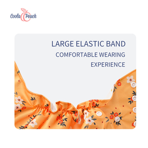 Pannolini <span class=keywords><strong>Coola</strong></span> in tessuto color pesca lavabili e riutilizzabili - Product Image 5