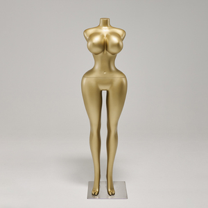 AFELLOW Gold Silver Mannequins Plus Size Full Body Female Mannequins Plastic High-end Headless - Product Image 2