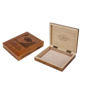 Oem Odm手工定制实木矩形单层10雪茄包装豪华木制定制雪茄盒