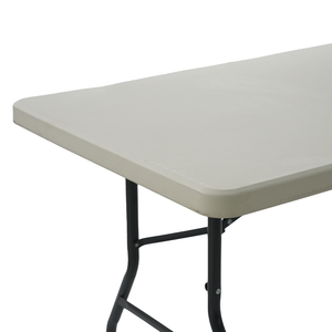 Vente en gros <span class=keywords><strong>Table</strong></span> pliante rectangulaire de 8 pieds en plastique HDPE, salle à manger de jardin moderne et légère pour <span class=keywords><strong>10</strong></span> <span class=keywords><strong>personnes</strong></span> pour hôtels et entrepôts - Product Image 3