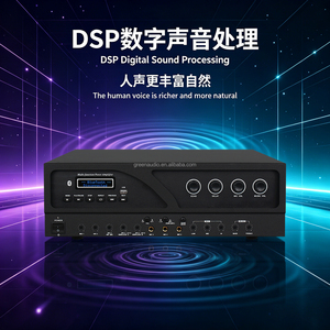Amplificateur <span class=keywords><strong>de</strong></span> karaoké professionnel GAP-BK1000 Green Audio avec <span class=keywords><strong>3</strong></span> entrées micro, DSP, écho et anti-retour pour KTV et <span class=keywords><strong>home</strong></span> <span class=keywords><strong>cinéma</strong></span> - Product Image 6