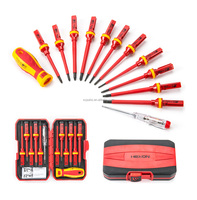 Jeu de tournevis VDE pour électricien isolé 1000v Kit d'outils de testeur de tension électrique multifonction OEM industriel interchangeable