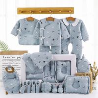 Coffret cadeau pour bébé de 22 pièces, vêtements pour nouveau-né, combinaison pour bébé de 0 à 12 mois, automne-hiver, produits pour bébés nouveau-nés