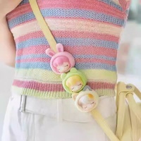 100% Authentique BabyNanci Fluffy Party Series Breloque de téléphone, Boîte mystère, Figurine, Petit porte-clés, Poupée, Cadeau tendance labubu