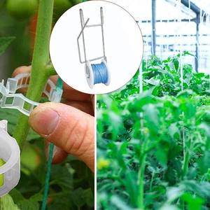 Crochet à rouleau <span class=keywords><strong>rond</strong></span> en fil d'acier galvanisé pour la culture de tomates et de concombres à une travée - Product Image 6