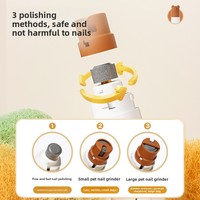 Lime à ongles électrique portable avec lumière LED pour chiens de petite et grande taille – Toilettage à domicile et en voyage – Coupe-ongles pour animaux de compagnie