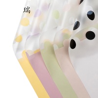 Papier artisanal nacré imperméable simple face enduit de PE, compatible jet d'encre, réutilisable et recyclable, pour emballage floral, vente en gros