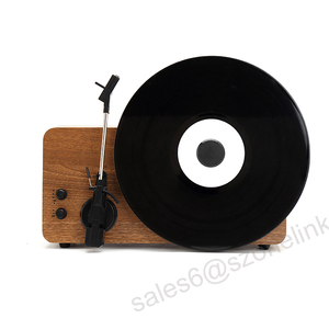 Tourne-disque <span class=keywords><strong>vinyle</strong></span> vertical avec haut-parleurs, rétro, USB, SD, LP, 3 vitesses, Bluetooth - Product Image 1