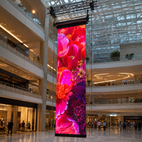 Écran LED à volet roulant ultra-fin P1.56 couleur pleine, pliable, étanche, haute luminosité, affichage déroulant