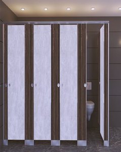 Mampara Modular para WC en Forma de L de Acero Inoxidable Moderna, Ecológica, para Uso Hospitalario, Fácil Instalación, Inodora, Anticorrosiva, de Alta Calidad - Product Image 4
