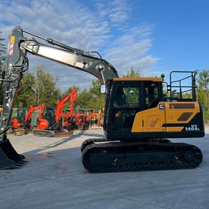 Excavadora de cadenas Hyundai 140 original de 13 toneladas de servicio pesado, precio de venta. - Product Image 2