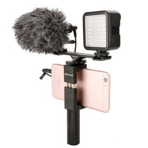 <span class=keywords><strong>Ulanzi</strong></span> ST-02S Smartphone Vlog support de téléphone chaussure froide lumière LED Microphone support <span class=keywords><strong>stabilisateur</strong></span> pour film vidéo supports de prise de vue - Product Image 5