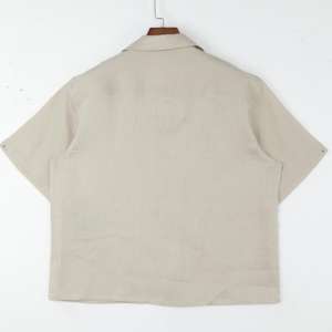 Camicie da <span class=keywords><strong>uomo</strong></span> eleganti di lusso Slim Fit a maniche corte top traspiranti comode camicie elastiche antirughe - Product Image 2