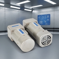 Moteur à engrenages micro AC avec frein, 6W à 750W, moteur à induction monophasé ou triphasé, 220V 380V, couple élevé, avec frein et réducteur
