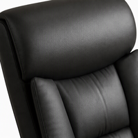 Chaise de bureau en cuir PU robuste ALINUNU ODM OEM pour bureau, chaise de direction avec repose-pieds