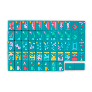 LA SERIE DEL PARQUE |   Mahjong con Estilo Salvaje, Juego de Fichas de Mahjong Americanas Decorativas, Diseño Gráfico Creativo - Product Image 2