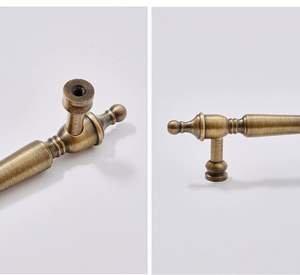 Meubles anciens Poignées <span class=keywords><strong>de</strong></span> <span class=keywords><strong>porte</strong></span> d'armoire <span class=keywords><strong>en</strong></span> <span class=keywords><strong>bronze</strong></span> ancien Boutons <span class=keywords><strong>en</strong></span> laiton brossé Poignées <span class=keywords><strong>de</strong></span> tiroirs <span class=keywords><strong>en</strong></span> <span class=keywords><strong>bronze</strong></span> brossé - Product Image 6