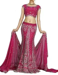 Designer Bridal Lehenga Blouse Designs Beautiful Wedding Party wear dress Traditional Lehengas at Best Prices made in India