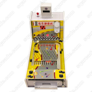 <span class=keywords><strong>Parque</strong></span> de <span class=keywords><strong>atracciones</strong></span> interior Juegos que funcionan con monedas Máquina de pinball feliz Mini máquina de pinball de arcade barata con boletos - Product Image 1