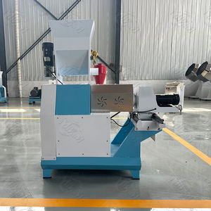 Nueva línea de producción automática de extrusora de peletizadora de hundimiento de alimentación de peces flotantes acuáticos con alta productividad 400-500 kg/h de capacidad - Product Image 3