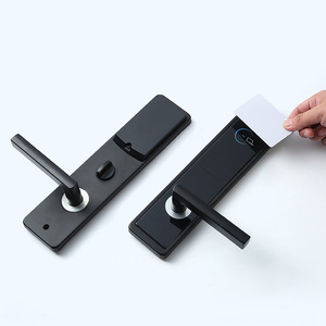 Wenxun Smart Door <b>Lock</b> J023T IC Card Electronic <b>Lock</b> For Hotels Apartments Wooden Doors With Mechanical <b>Key</b> - Product Image 1