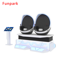 Équipement de réalité virtuelle de chaise d'oeufs de cinéma de Funpark 9D VR pour le divertissement interactif du parc d'attractions VR
