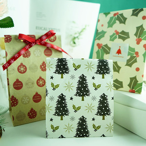 <span class=keywords><strong>ถุง</strong></span>บรรจุภัณฑ์ของขวัญคริสต์มาส - กระดาษคราฟท์สีขาว ออกแบบโลโก้ตามสั่ง สำหรับ<span class=keywords><strong>ขนม</strong></span>อบ <span class=keywords><strong>ขนม</strong></span>หวาน และของขวัญ - Product Image 3