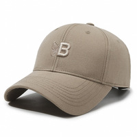 Nueva gorra de béisbol Unisex con letras B Hard Top-Formal Business Casual Sporty Street Style Common Fabric