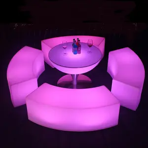 חם מכירה פ חיצוני rechargb שינוי צבע rgb הוביל כיסא תאורה תאורה ערכות רהיטים עבור בר חתונה