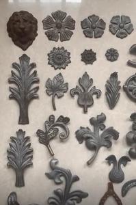 Tùy chỉnh đúc chính xác wrought sắt trang trí lá cho cửa sổ hoặc cổng - Product Image 2