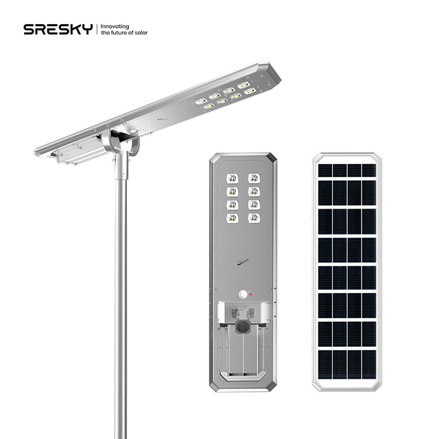 SRESKY 60w LED Solar Street Light Outdoor Waterproof Lampe Solaire Integrated All in One Solar Street Light Solar Street Lamp